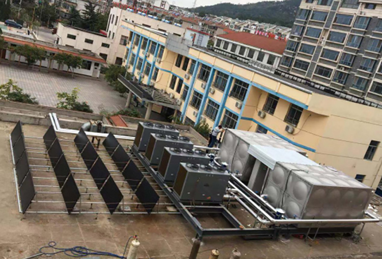 柚子直播平台（hào）科技空氣源熱泵實拍（pāi）圖